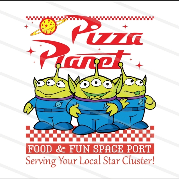 Pizza Planet T Shirt - Picture 2 of 2